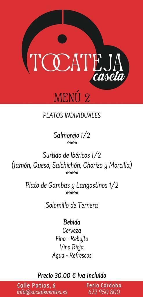 cartel del menú-2 de feria