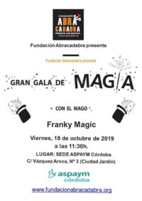 Gran gala de magia en la sede de ASPAYM Córdoba