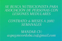 Se busca Nutricionista
